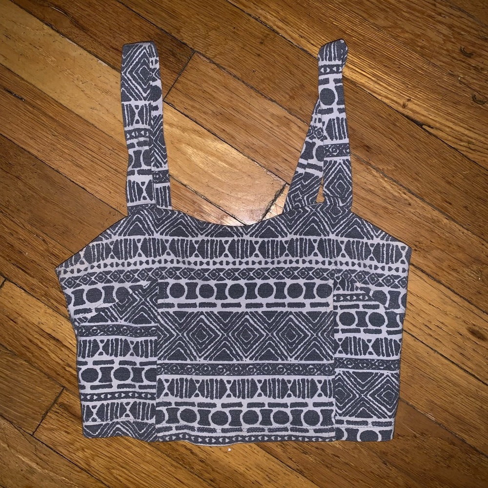 Brandy Melville Aztec Print Bustier